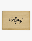 wooden postcard "Enjoy"