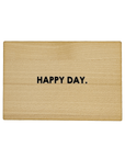Postkarte aus Holz "Happy Day"