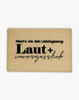 Wooden postcard "Loud and unforgettable"