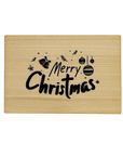 wooden postcard "Merry Christmas_2"