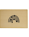 wooden postcard "Rainbow"