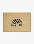 wooden postcard "Rainbow"