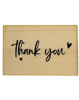 wooden postcard "Thank You"