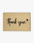 wooden postcard "Thank You"