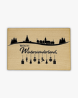wooden postcard "Winter Wonderland"