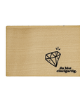 wooden postcard "you are unique"