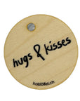 Geschenk Anhänger "hugs & Kisses"