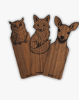 Buchzeichen 3er Set " Waldfreunde"