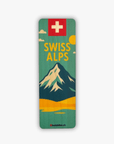 Buchzeichen Retro "Swiss Alps"