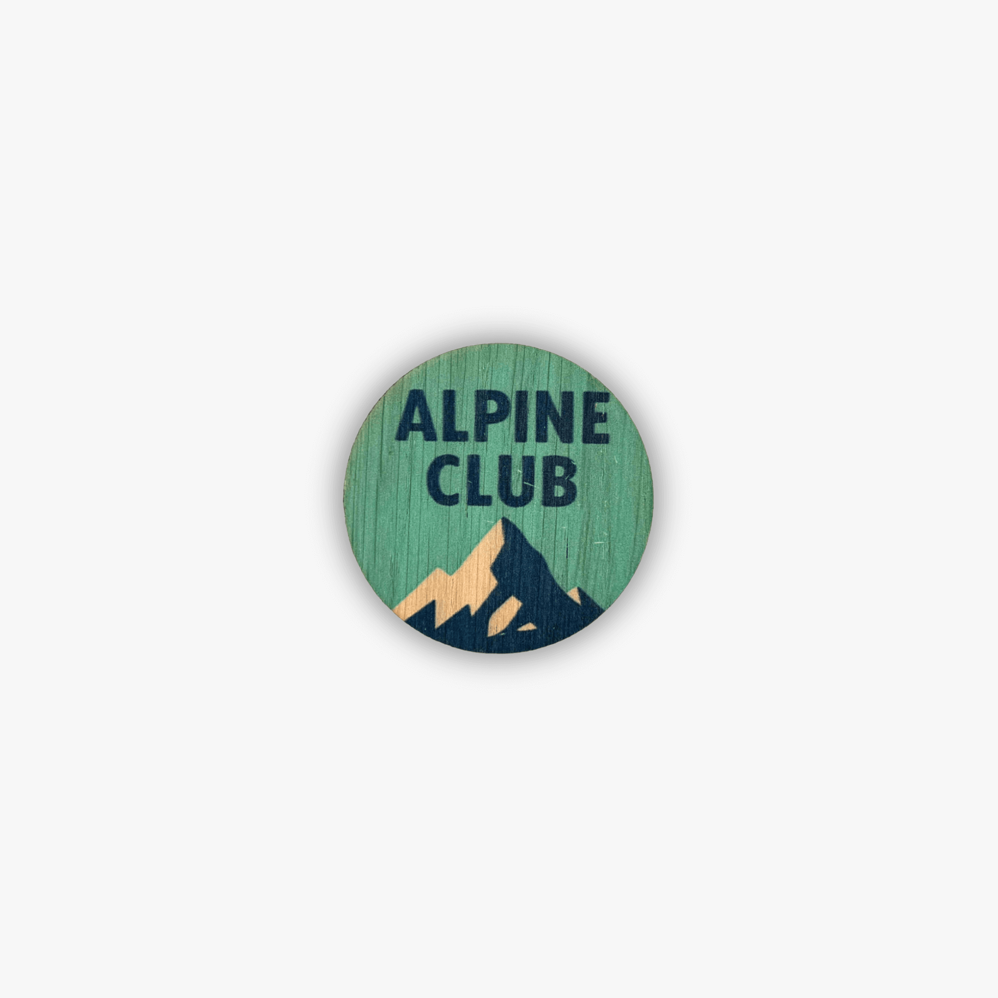 Button Retro &quot;Alpine Club&quot;