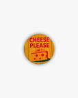 Button Retro "Cheese Please"