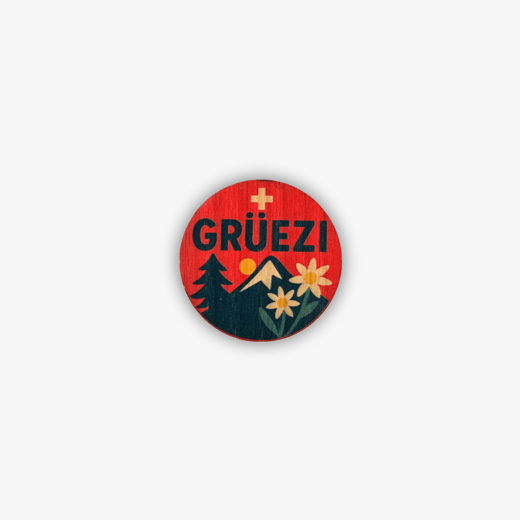 Button Retro &quot;Grüezi&quot;