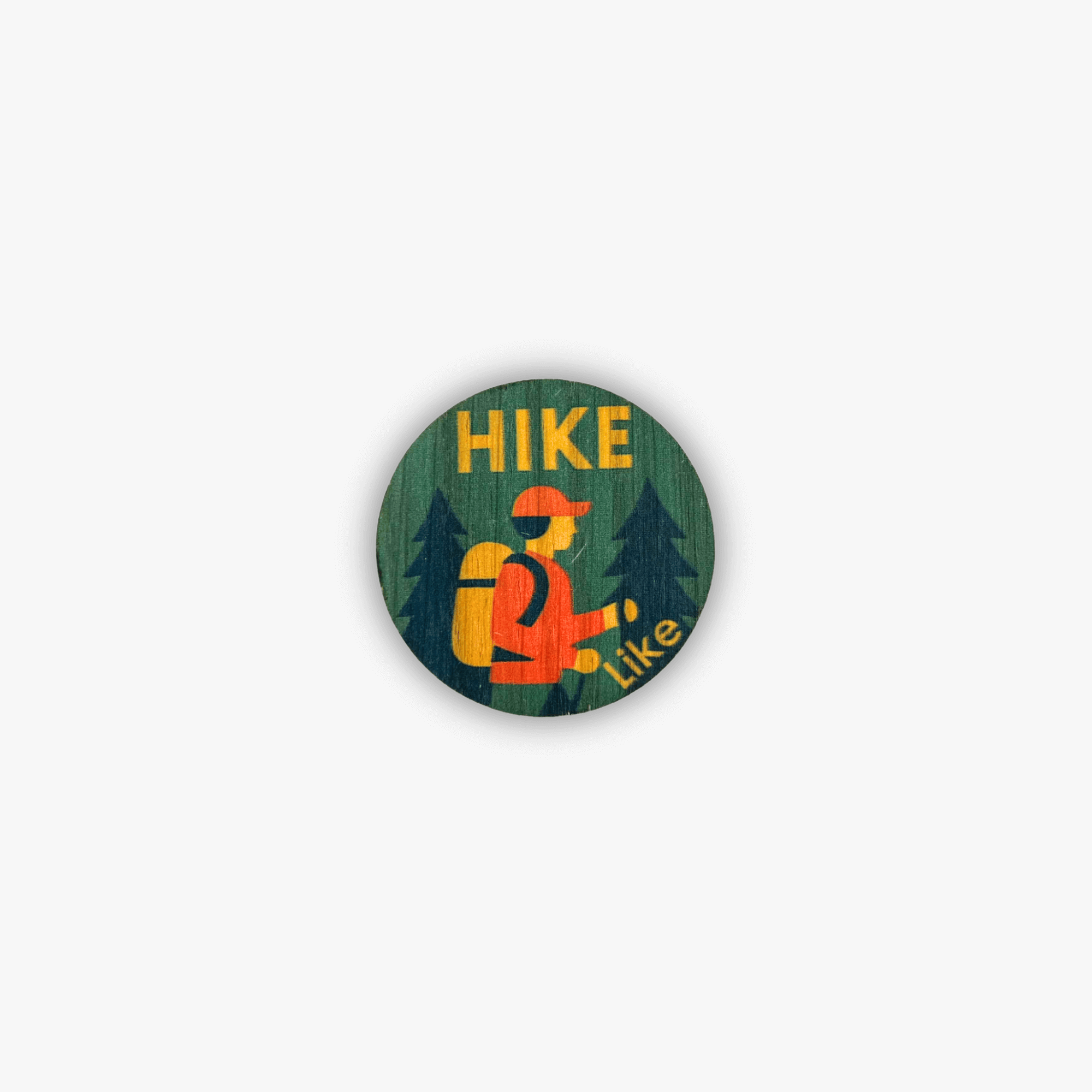 Button Retro &quot;Hike&quot;