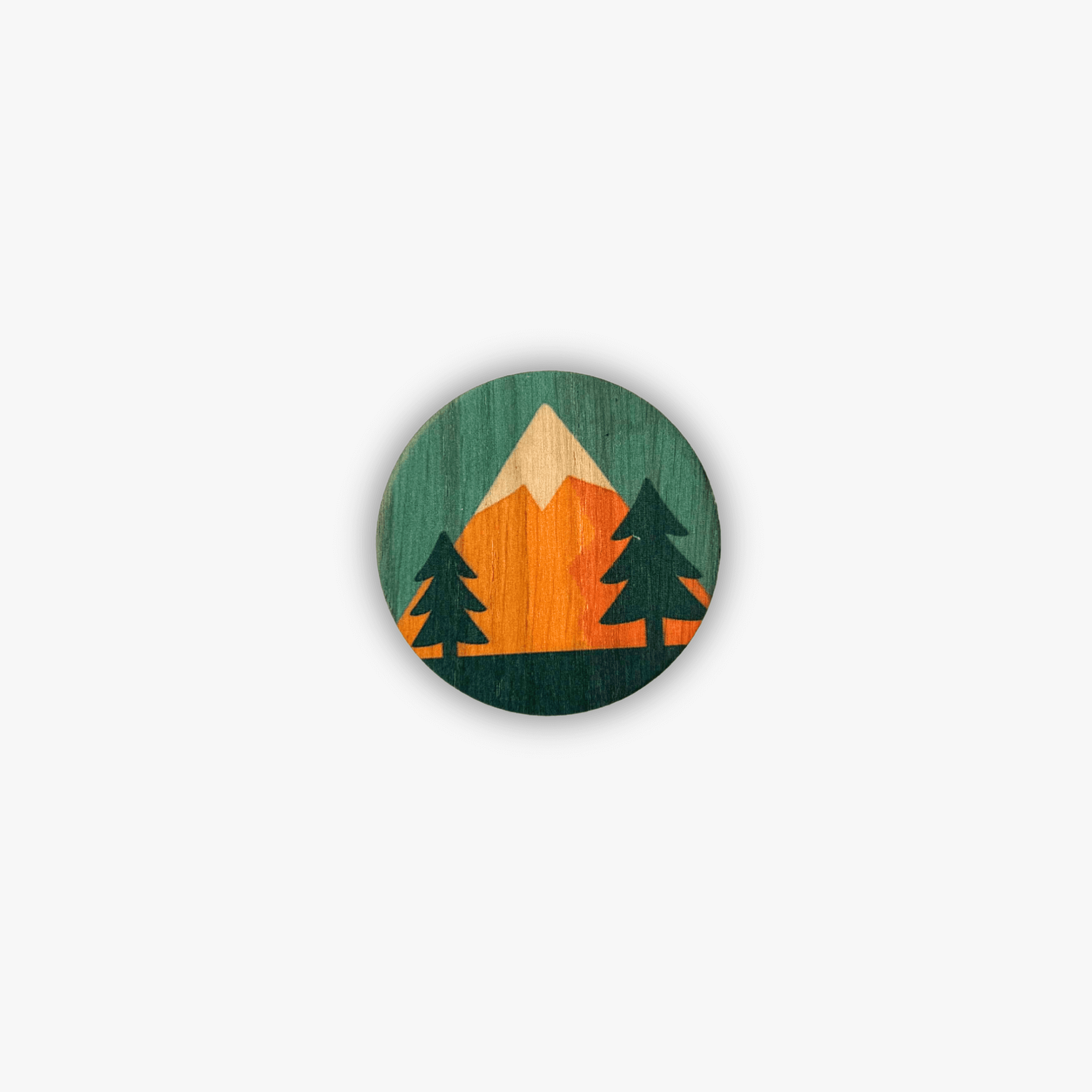 Button Retro &quot;Mountain&quot;