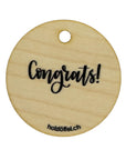 Gift pendant "Congrats"