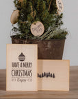 Lot de 3 cartes de Noël "XMAS Grüsse"