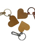 Wood Charm Herz