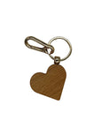 Wood Charm Herz